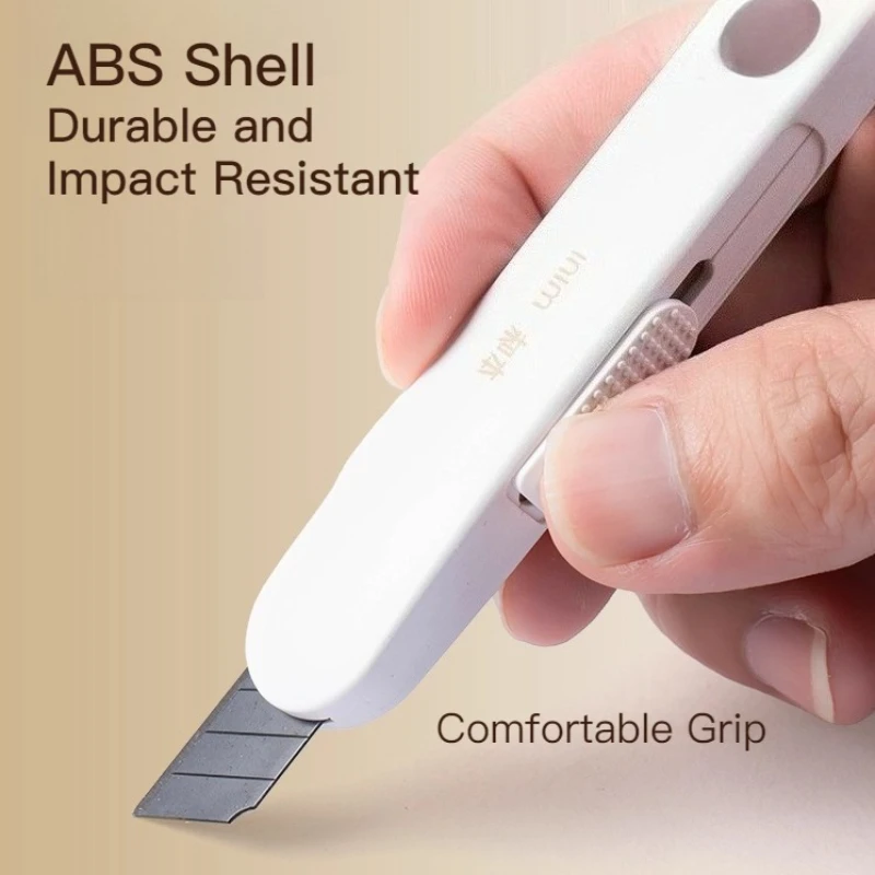 M & G 9 مللي متر شفرة سوداء صغيرة عالية الجودة سكّين متعدّد الاستخدامات مقاومة للصدأ ومقاومة للاهتراء سكّين متعدّد الاستخدامات مناسبة للطلاب