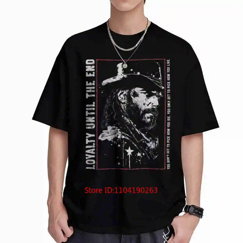 Western Gunslinger Style Rdr 2 Outlaw Cowboy Short Sleeve Tee 100% Cotton T-Shirt