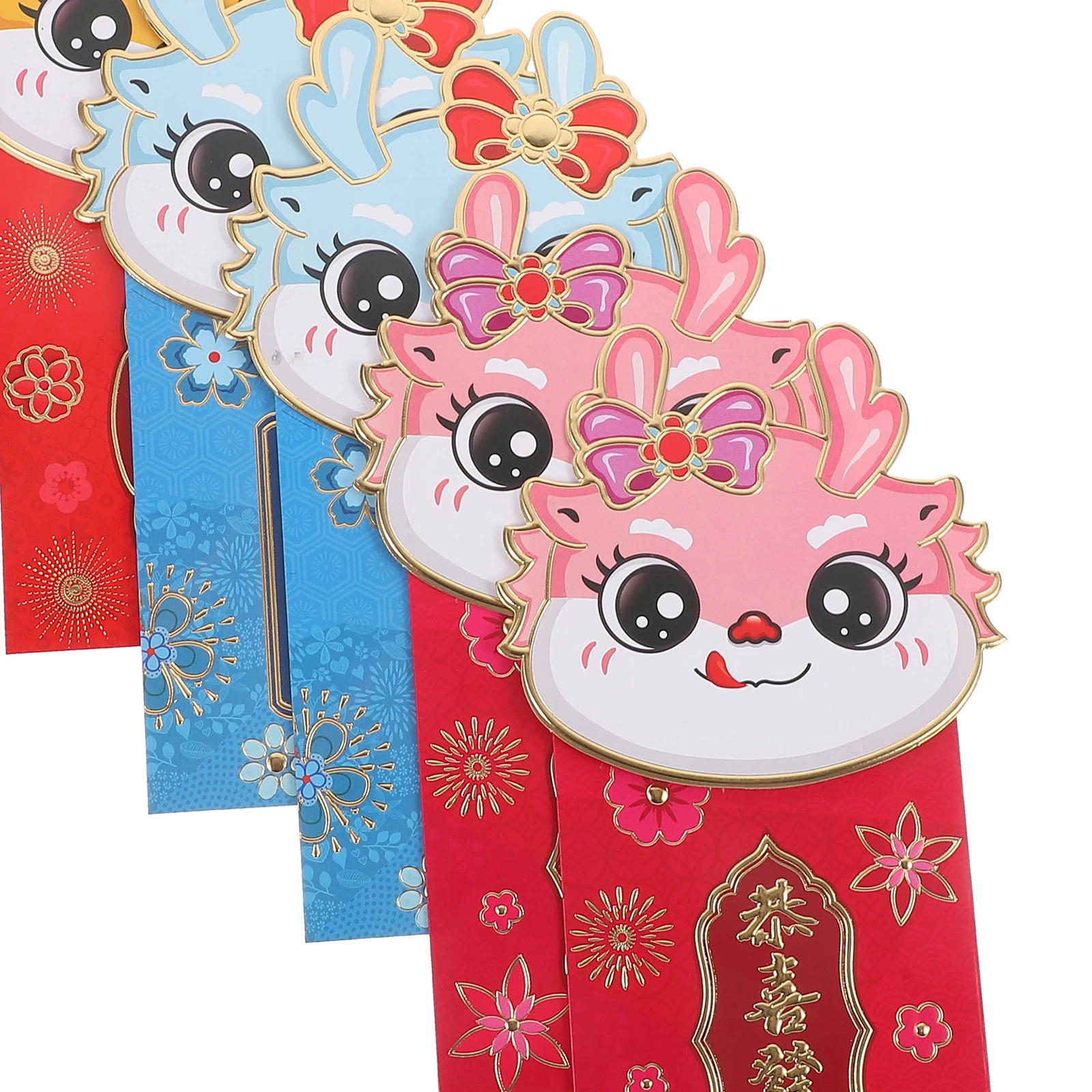

Money Envelopes Year of The Dragon Red Spring Festival Packet Chinese Zodiac Paper