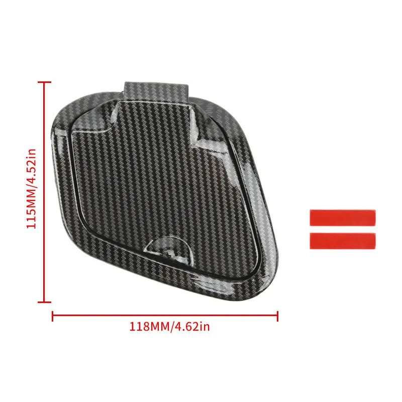 Motorcycle Side Pocket Storage Cover Waterproof Guard Charger Cap Carbon Fiber Pattern Compatible For NMAX125 NMAX155 NMAX V1 V2