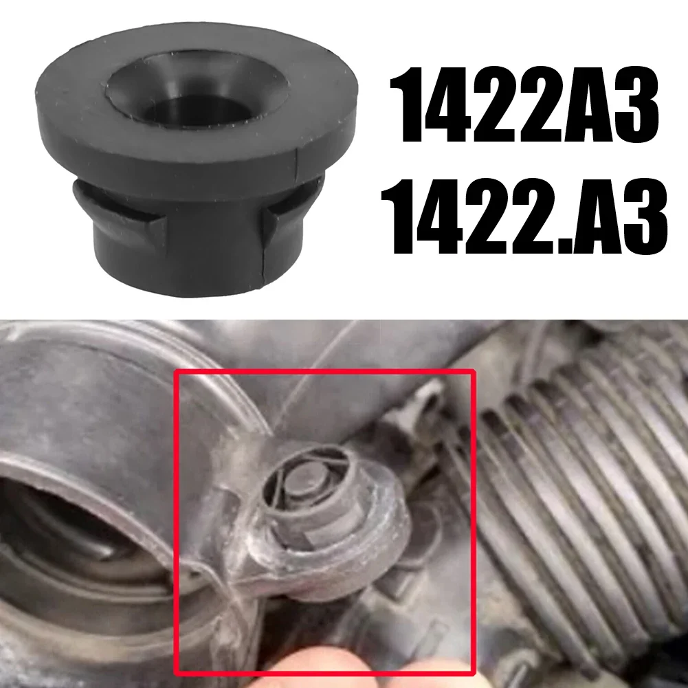 

1x Car Air Filter Rubber Insert Grommet Fits For Citroen-Peugeot 1.6 HDI Diesel #1422A3 1422.A3 Black 22.5x15x13.5mm Parts