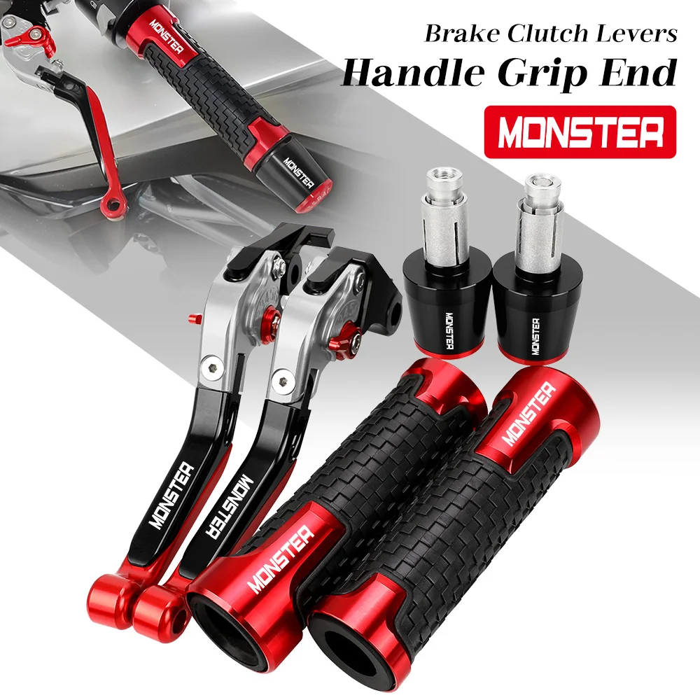 

For DUCATI Monster 797 821 DaRk 2014 -2018 Motorcycle Accessories Brake Clutch Levers Handlebar grips ends MONSTER821 797Monster