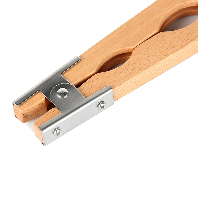 Stuccler High Quality Wood Ring Holder Jewelry Ring Polishing Holding Plier 8inch Wooden Ring Clamp for Jewelers Hand Tool