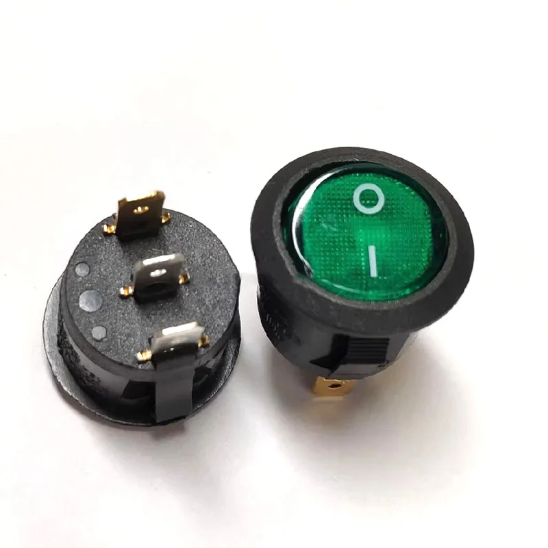 Original authentic TH1 Power button switch High current 15A round 23mm ship type switch 2P/3P open/close open hole 20mm