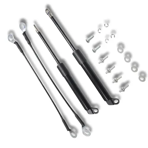 Imagen 2 del producto 2 unidades de asistencia de choque para Chevrolet S10 Max para Maxus T60 2016-2024, pastilla trasera de acero inoxidable, amortiguador de puntales de Gas de desaceleración