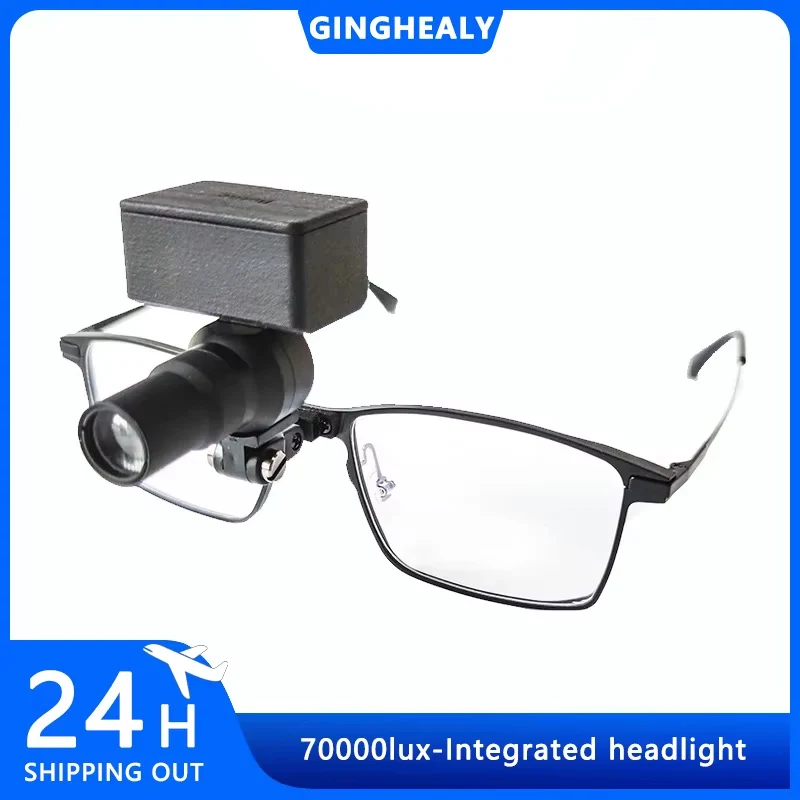 Ginghealy Integrated wireless light ultra light power supply long battery life, high brightness With Rechargeable type-C port