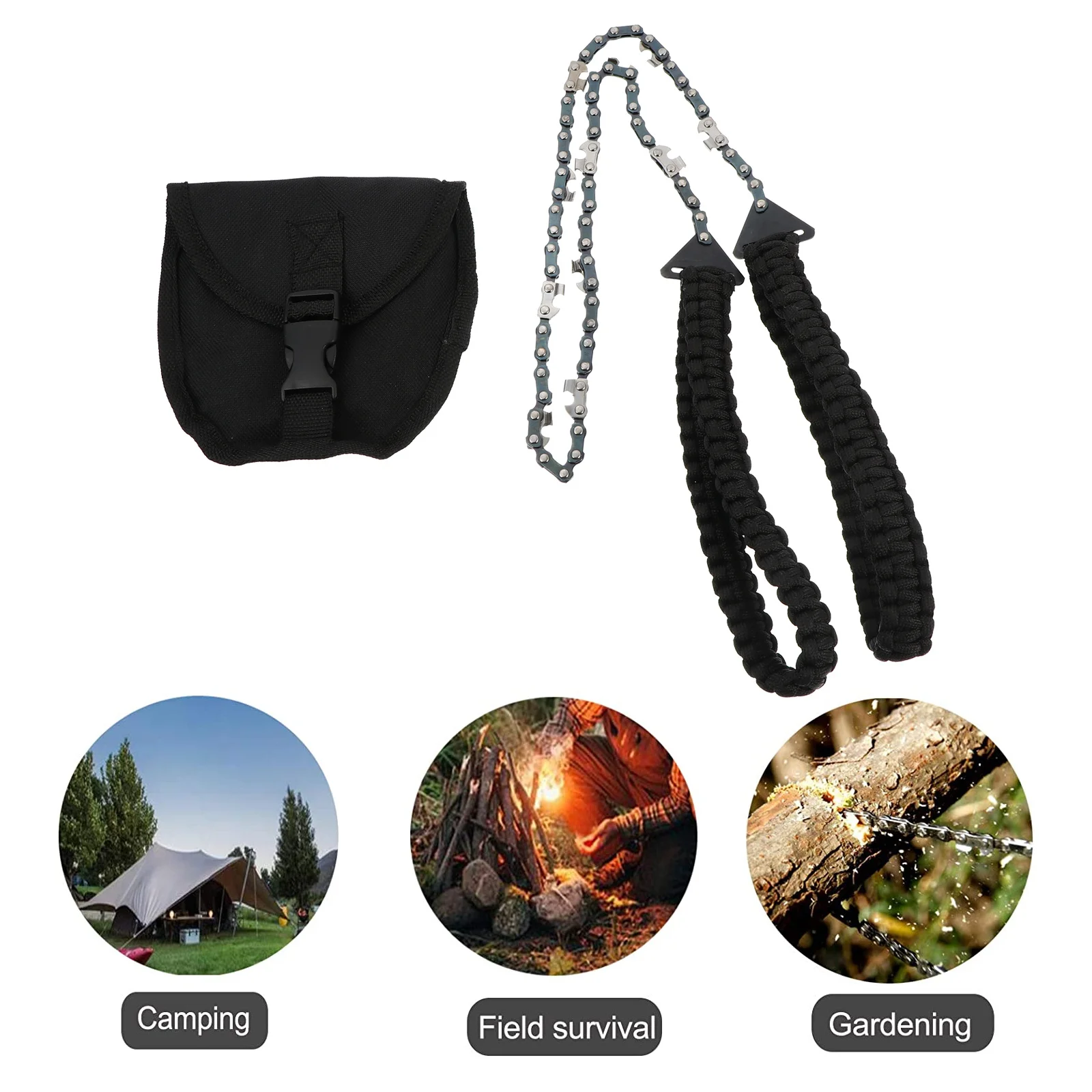 جيب بالمنشار سلسلة اليد أداة للطي بقاء في الهواء الطلق والعتاد المحمولة التخييم تسجيل مصغرة منشار سلكي للطوارئ #1