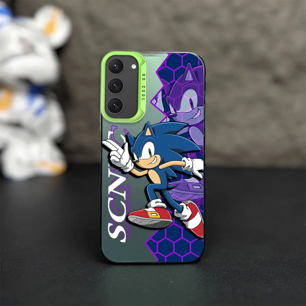 Supersonic-S-Sonic-Game Phone Case for iPhone 12 11 13 14 15 16 Max Pro Plus Laser Cover