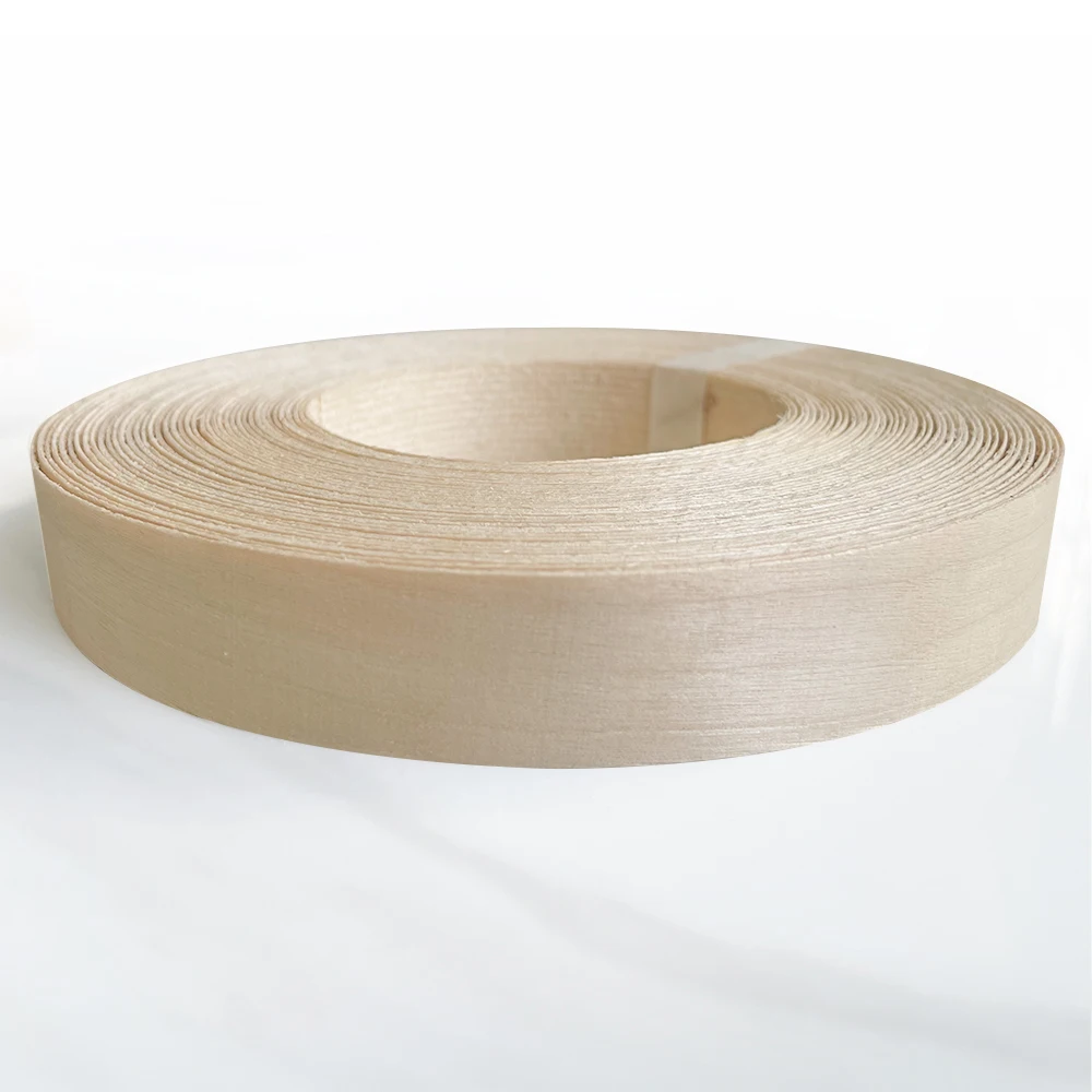 Natürliches schwarzes Walnussholzfurnier, Kantenanleimmaschine, vorgeklebt mit Heißschmelzklebeband, flexibles Holzband für Möbel – Detail 5