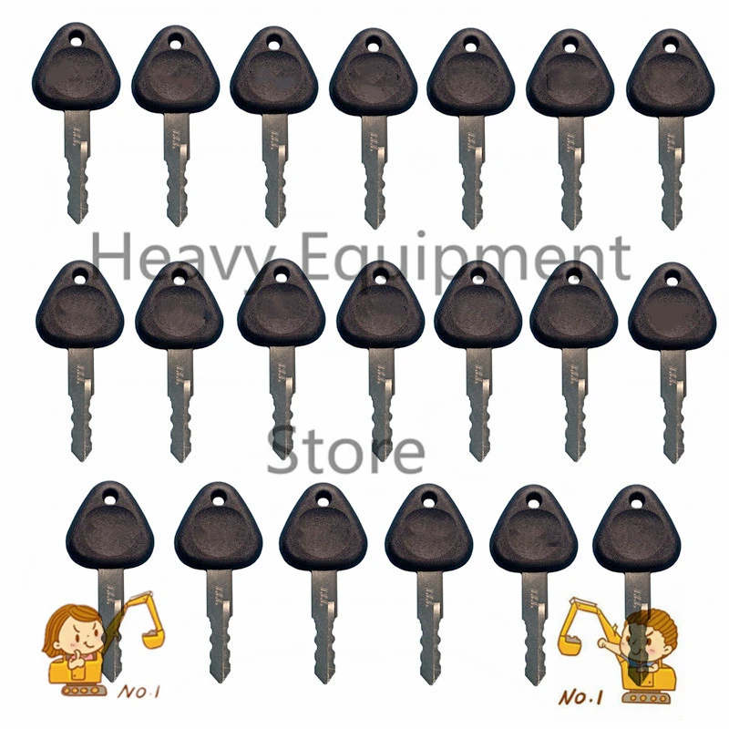 

For Volvo 777 Excavator Key (Set Of 20) Grader Dozer Volvo Dumper Free Shipping