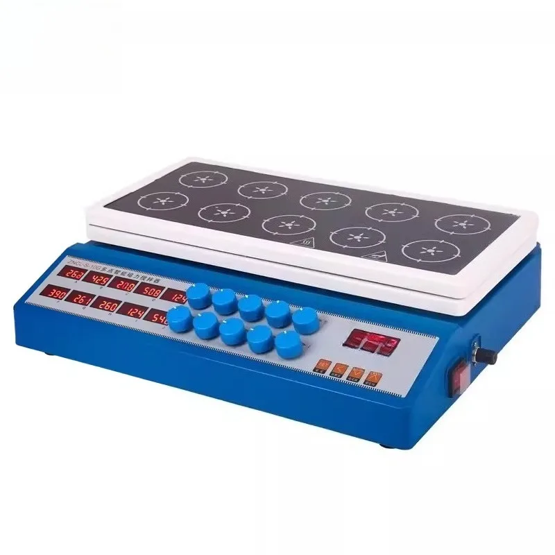 Multi point magnetic stirrer/small electromagnetic stirrer/intelligent digital heating stirrer