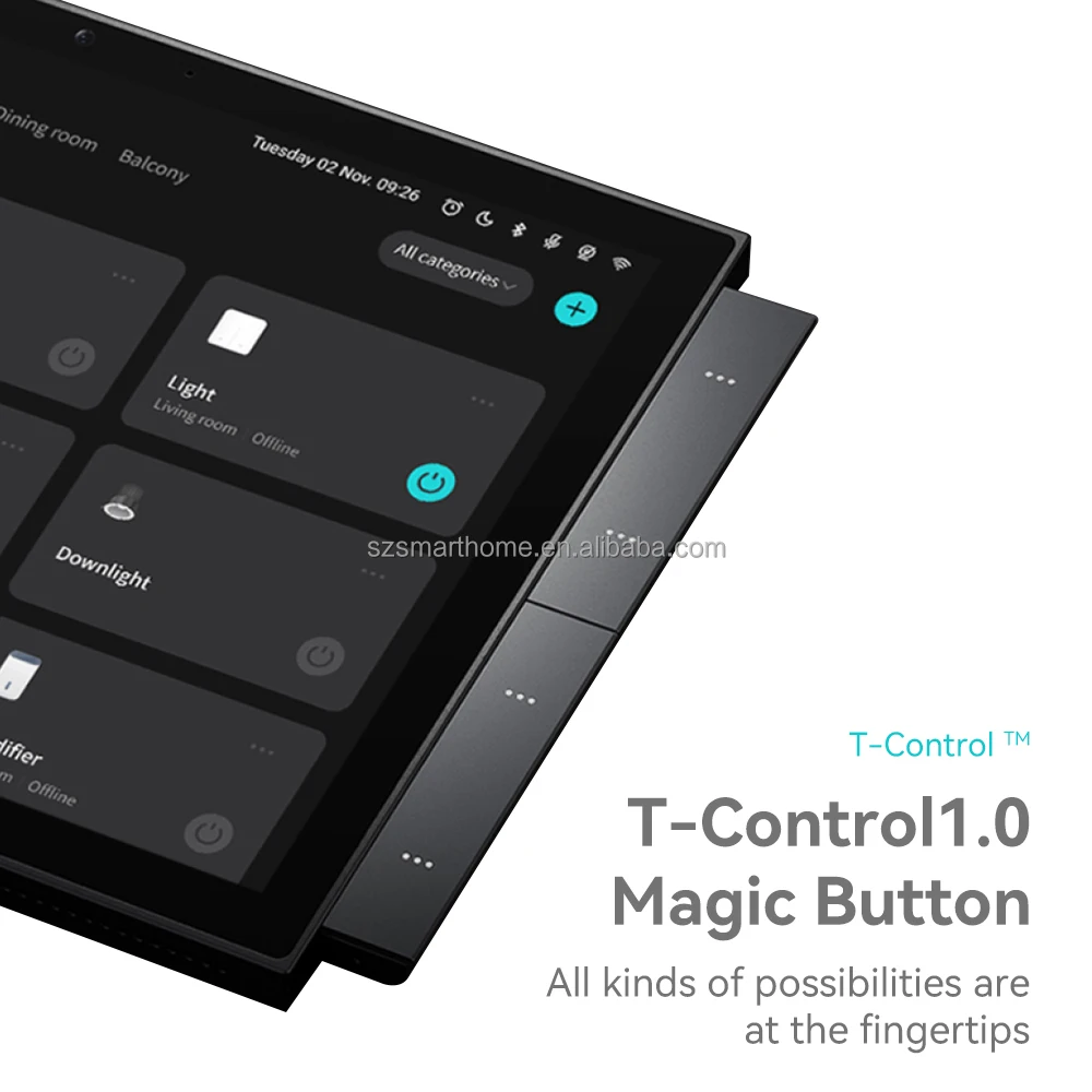 hit product2025 New 10.1 Inch Alexa Smart Home Automation Central Panel Tuya Zigbee WiFi Touch Screen Intercom with IPS Display