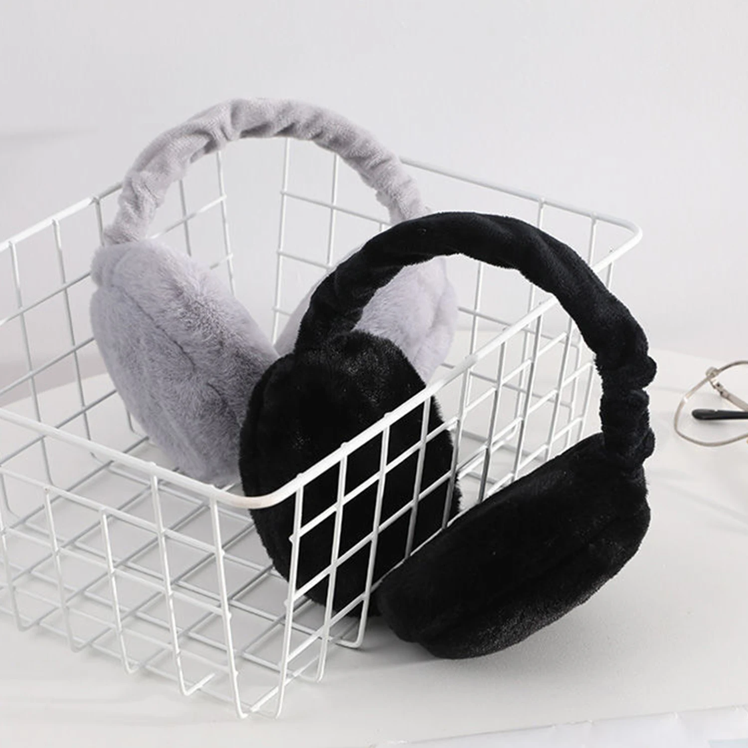 Solid Soft Plush Ear Keep Warmer Winter Earmuffs for Women Men Fashion Outdoor Earflap Protection Ear-Muffs Ear Cover