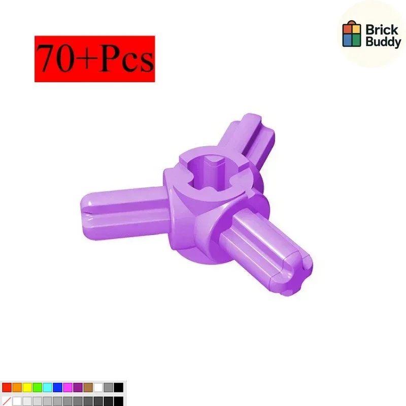 【70+ Pieces】MOC 57585  Technology Parts Cross-Shaped Connector