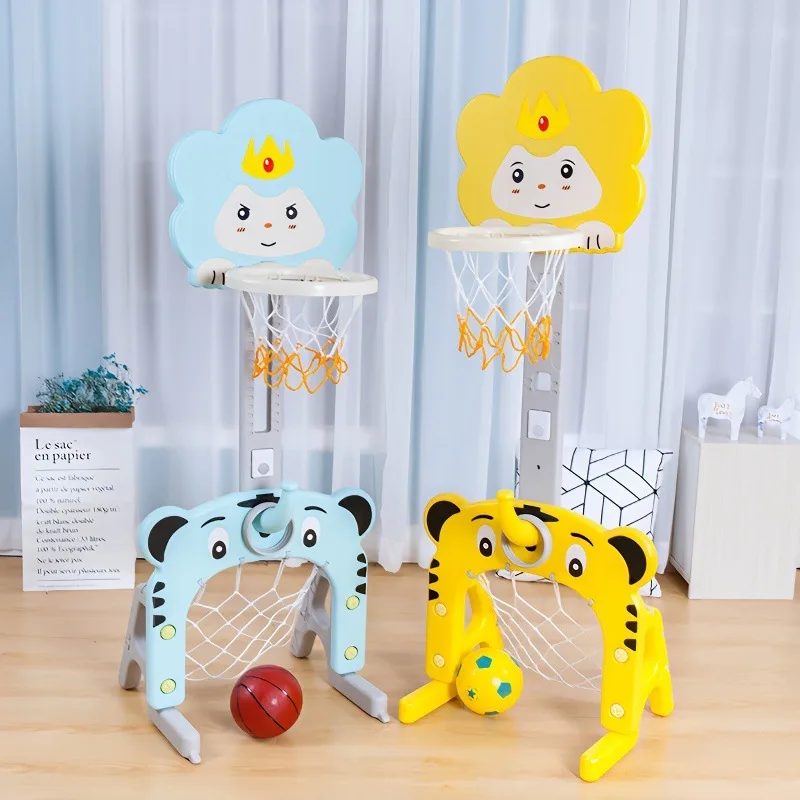 

Basketball rack for children indoor lifting and shooting frame baby floor-standing football goal boy ball toys