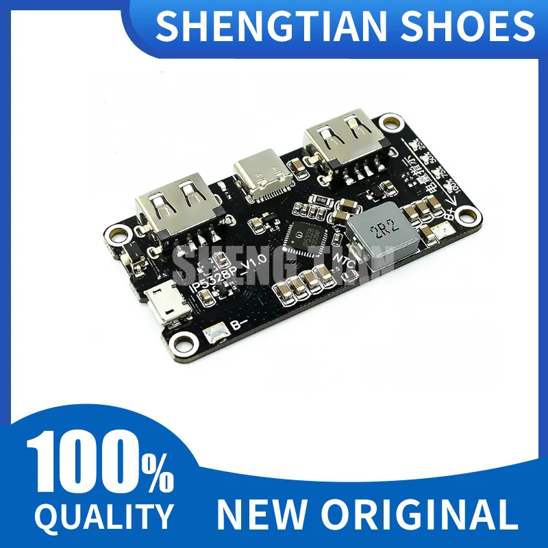 IP5328P Dual USB 18650 Battery Charger Treasure Tpye-c 3.7V Step Up Fast Quick Power bank board QC2.0 QC3.0 Charger module