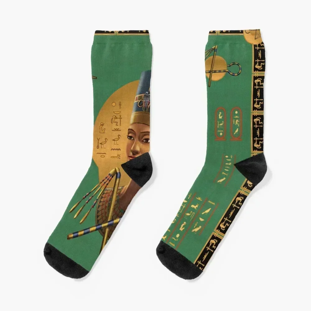 

Green Nefertiti Socks Toe sports soccer anti-slip Thermal man winter fashionable Boy Socks Women's