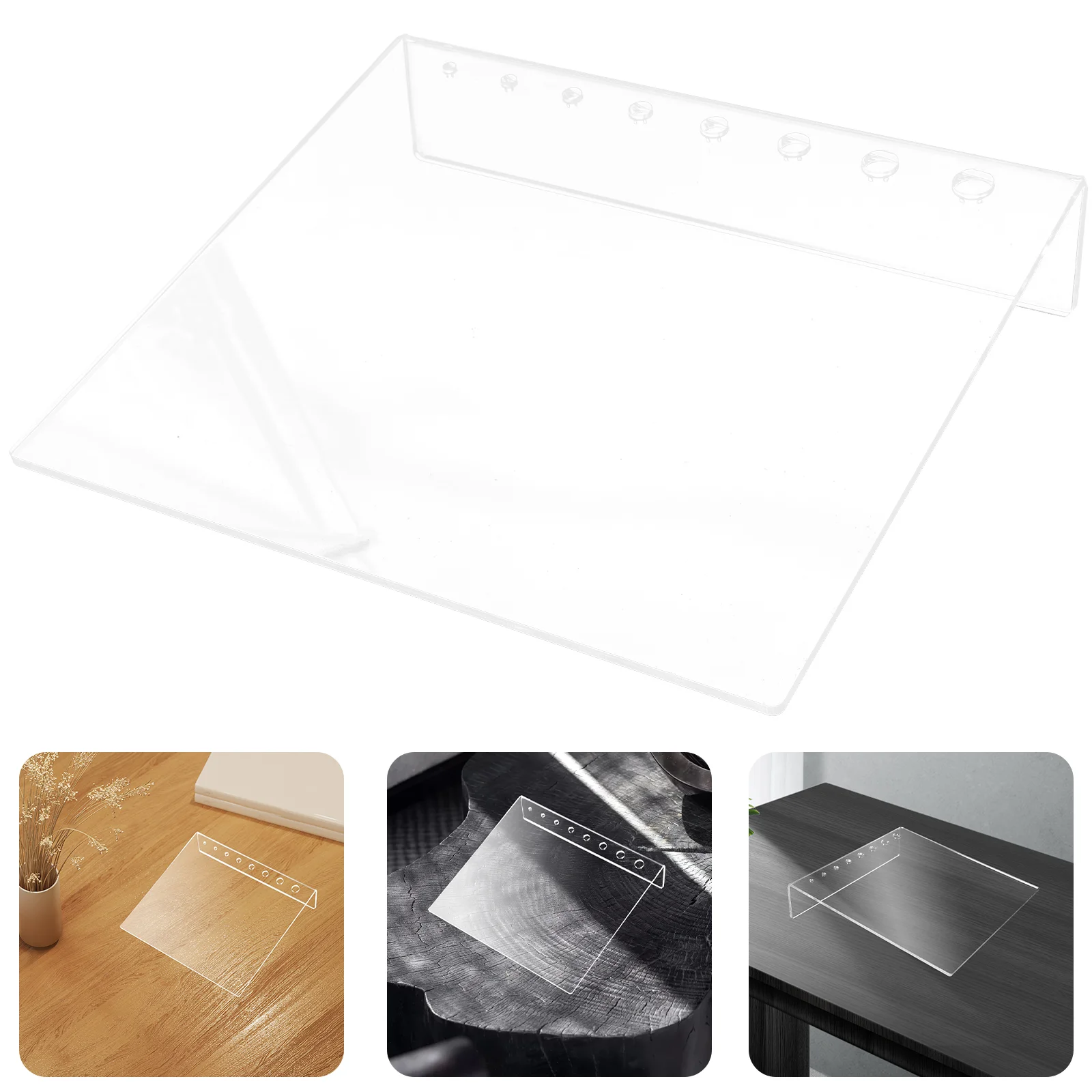 Bevel Easel Tilted Writing Board Water Color Pallet Painting Transparent Drawing Desktop