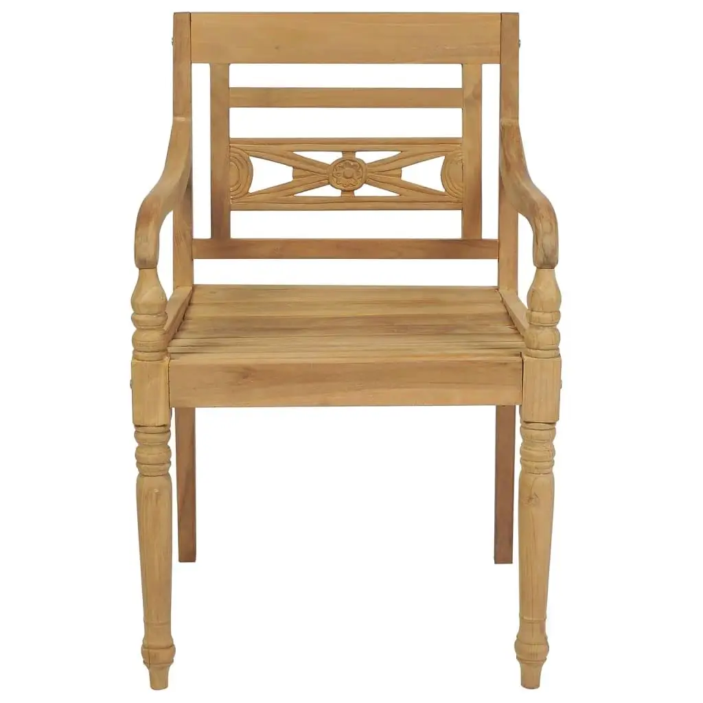Century Modern Chairs 4 Piece Set Solid Wood Rustic Design