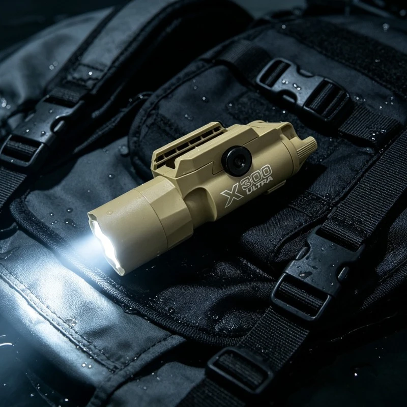 2026 New Upgrade X300 Multi-functional LED Flashlight 20mm Rail Fit Airsoft Toy Gun Hobby Sports Game Accessory Gift Kids