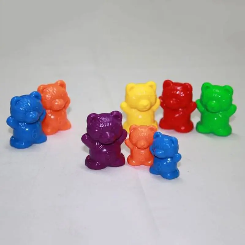 Rainbow Counting Sorting Color Sorting Counting Counting Toy D5QF