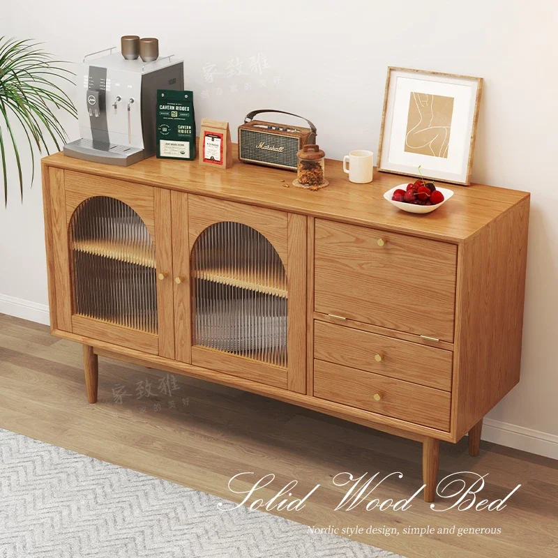 Casier de salon en bois massif