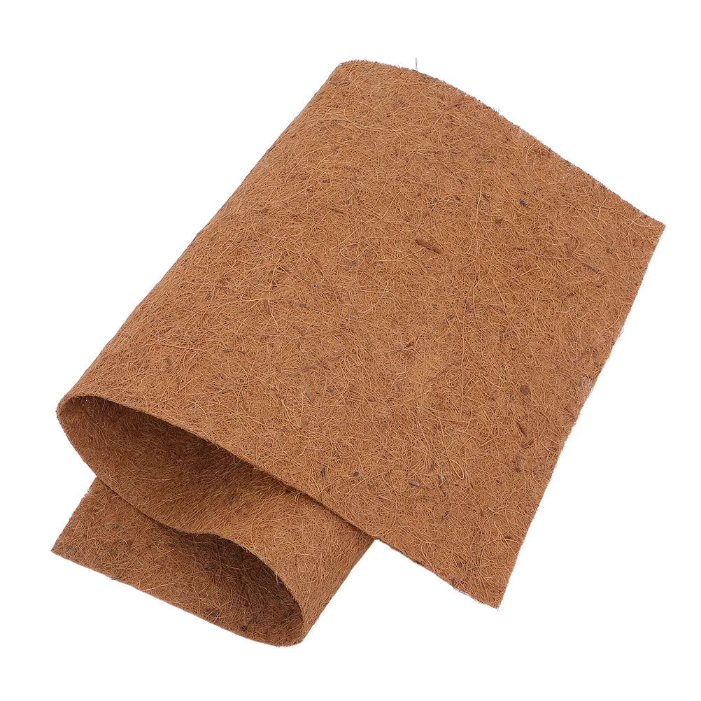 

Coir Planter Liner Coconut Fiber Liner for Flower Pots and Baskets Breathable and Absorbent Natural Coconut Coir Mat for Garden