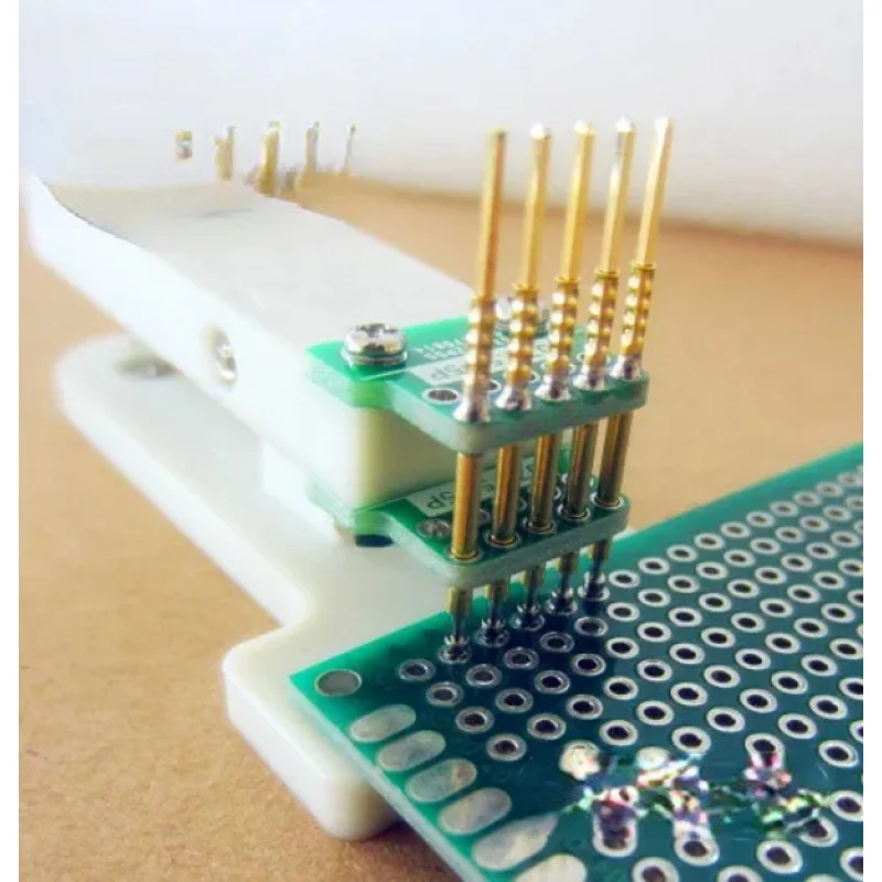 Burning Fixture Debugging and Downloading Pogo Pin Pitch 2.54mm-5P STM32 STC Burning Clip