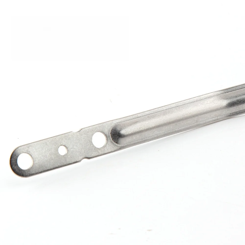 Toilet Handle Replacement Kit Left Side Mount Polished Chrome Flush Lever Stainless Steel for Easy Replacement