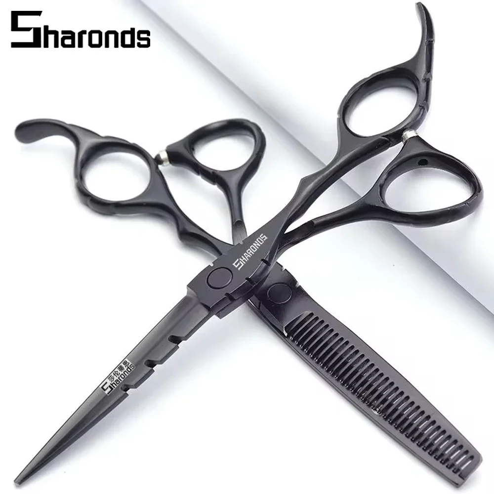 Hairdressing Scissors Professional 6 Inch Barber Dedicated Clippers Hairdresser Specificlied Thin Flat Shears Hair Scissors