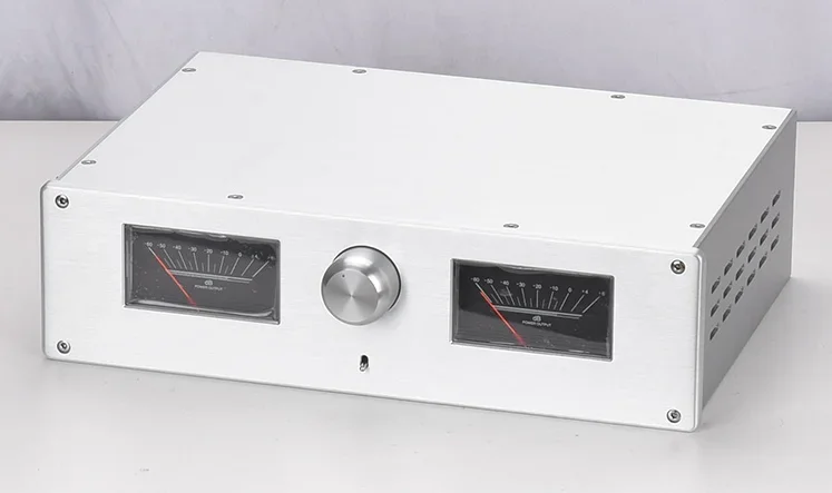 BRZHIFI Top Manufacturer 3610 Classic Style Custom Aluminium Amplifier Chassis Silver OEM ODM Audio Enclosure DIY Power Amp Kit