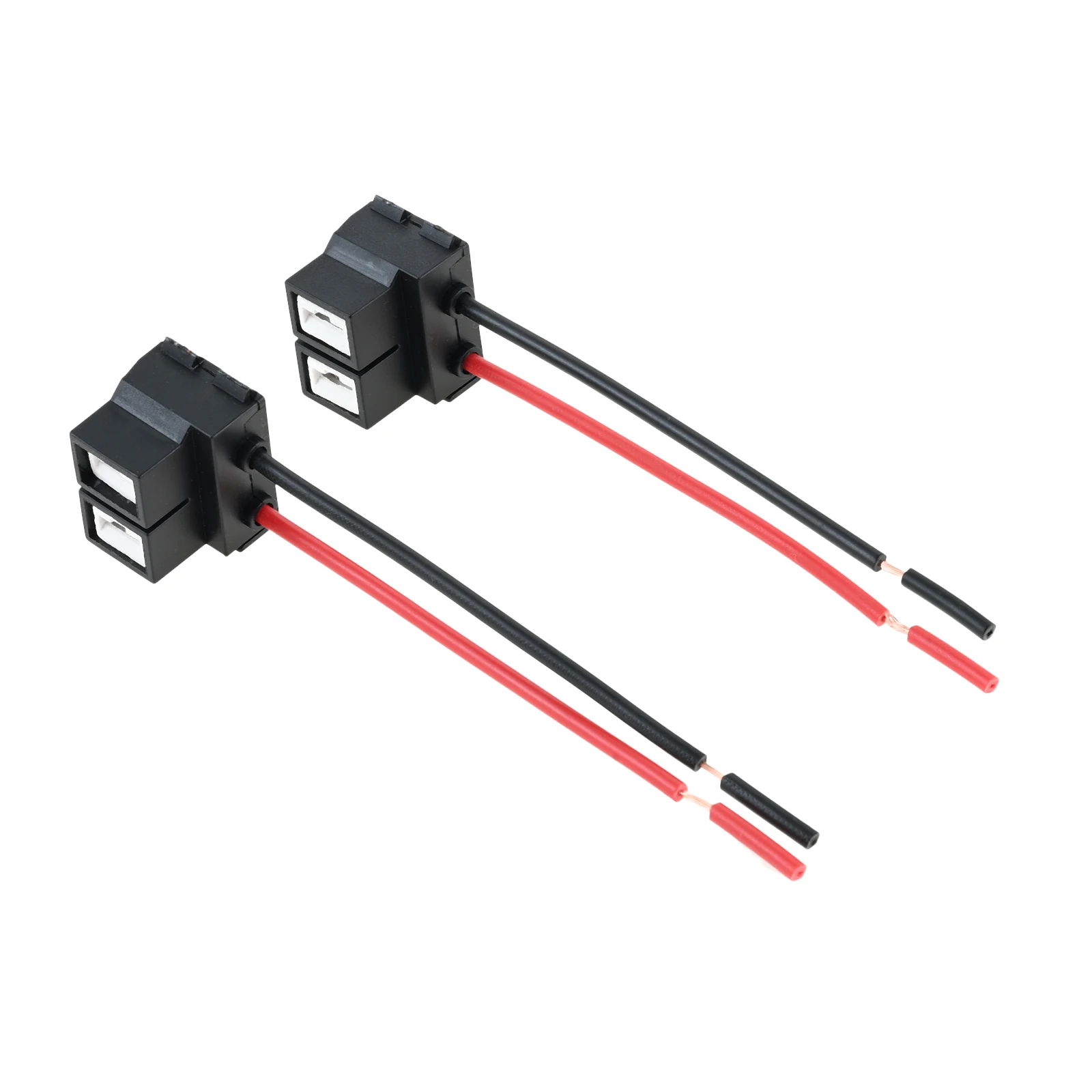 

2pcs H7 Ceramic Socket High Heat Resistance Ceramic Plug for High Wattage Halogen Bulbs for Headlights Fog Light Replacement