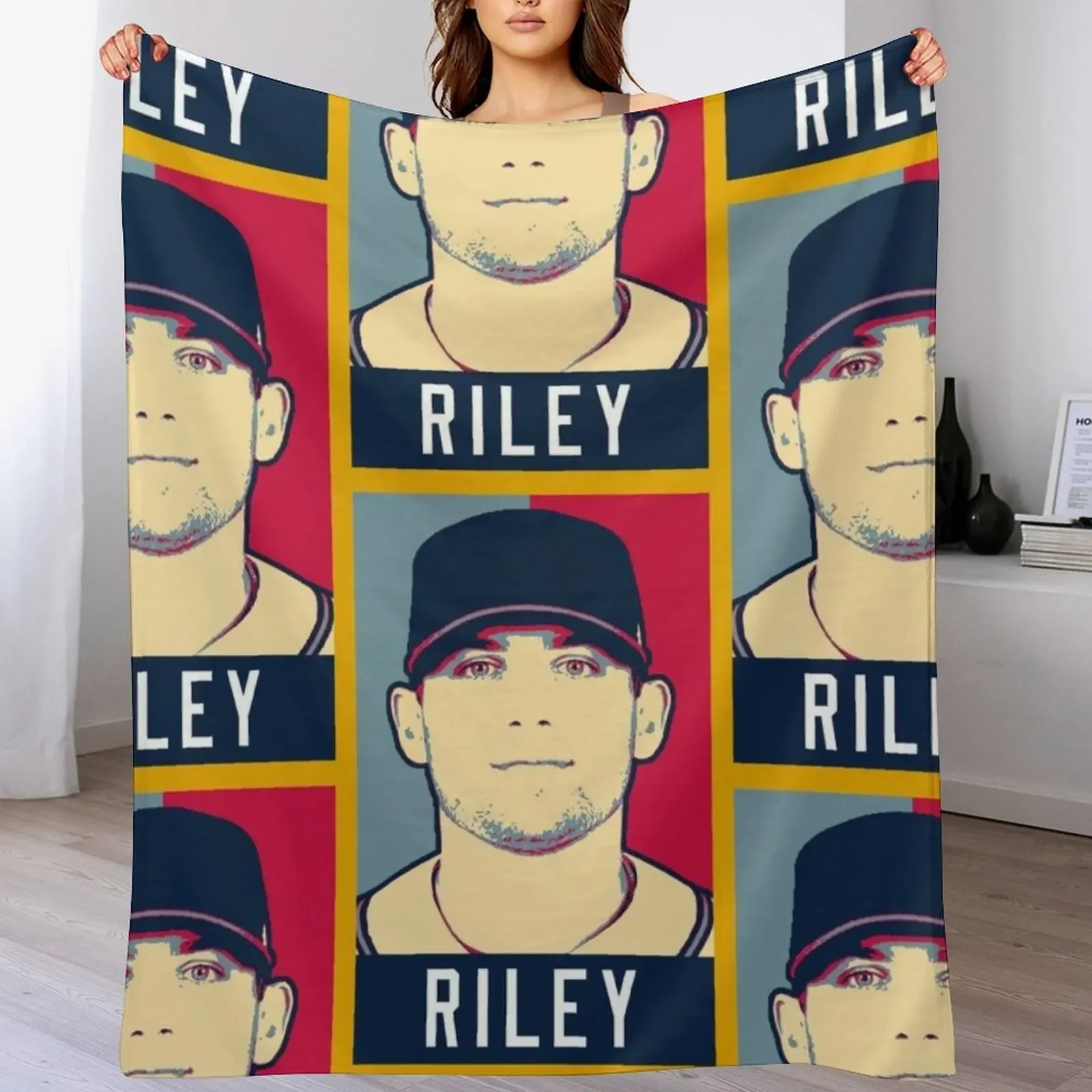 

Austin Riley Artwork Throw Blanket christmas decoration Summer Blankets For Baby Bed covers Blankets