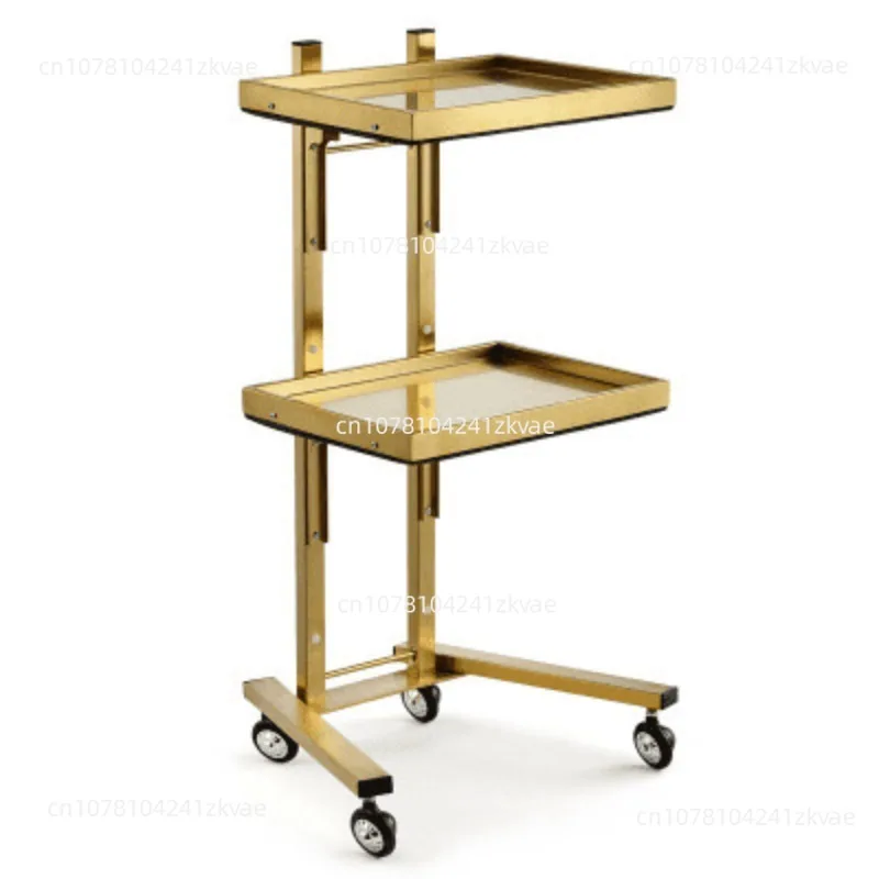 Stainless Steel Foldable Tool Cart Pushcart Thickened Stainless Steel Multifunctional