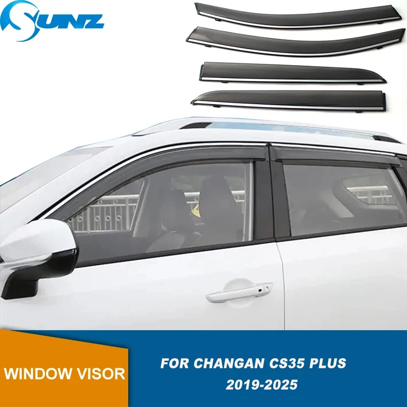 

Side Window Deflector For Changan CS35 Plus 2019 2020 2021 2022 2023 2024 2025 Car Window Visor Sun Rain Guard Weathershield