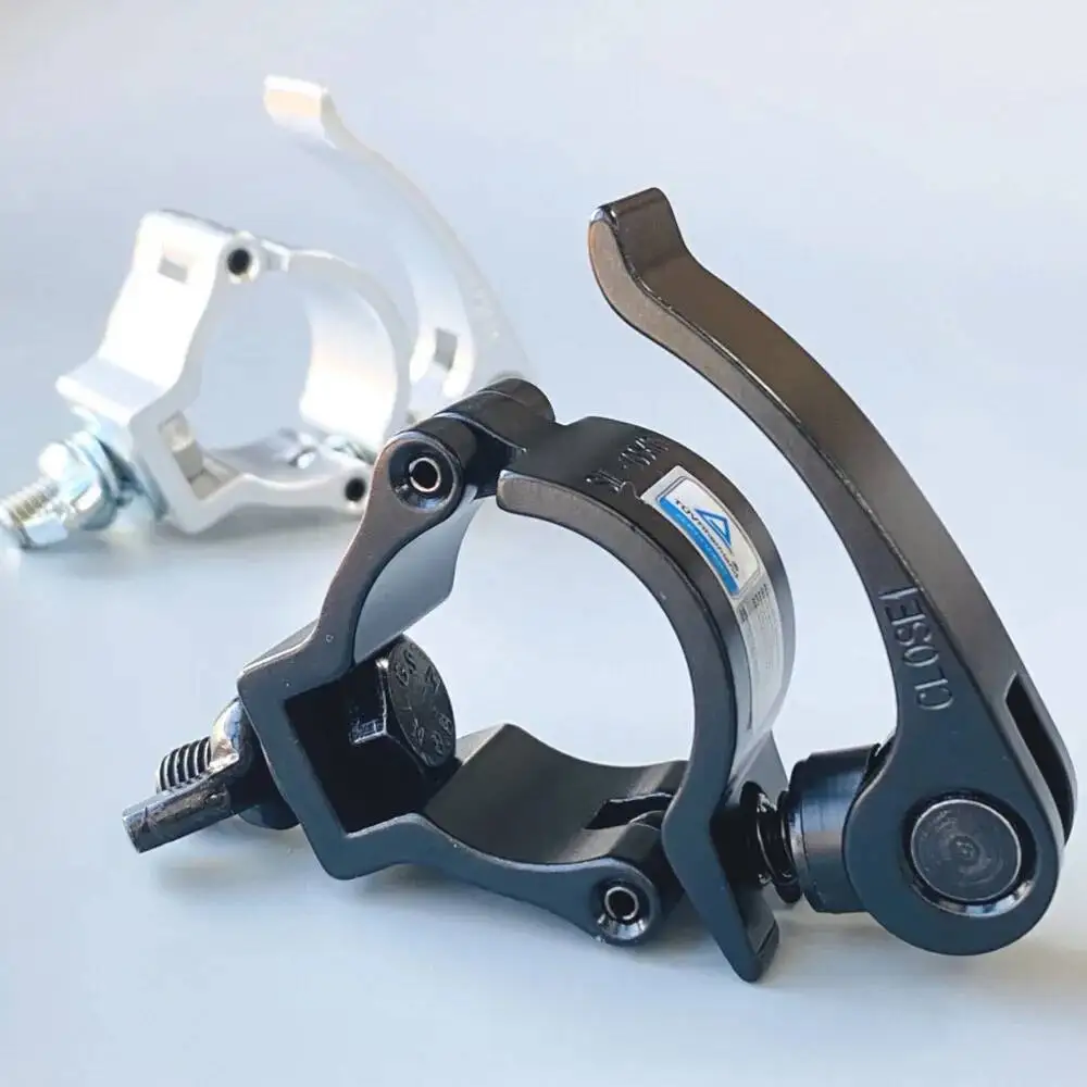 Quick Release Clamp 32mm 35mm 38mm 40mm Round Tube Truss Mount Clamps Hooks Aluminum Alloy Clamps Pipe Fast Lock Couplers Stage