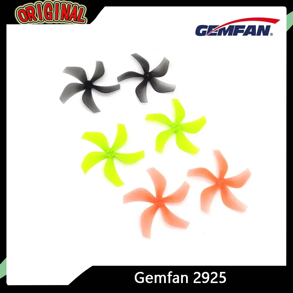 

2 пары Gemfan 2925 (2,9X2,5X5) с 5 лопастями, 2CW + 2CCW с 1 винтами M2 * 7, совместимы с 3-дюймовыми дронами Cinewhoop DJI Avata FPV