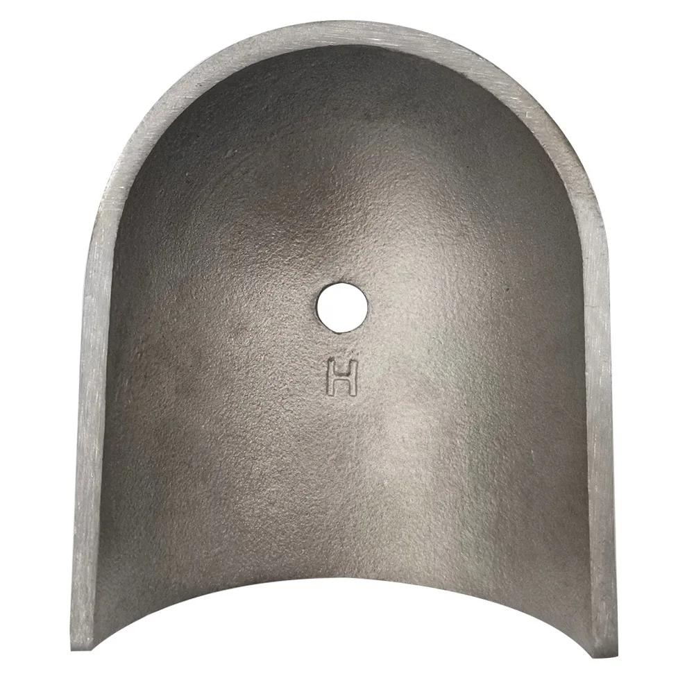 316 STAINLESS STEEL SEMI‑ARC END CAP CORNER PROTECTOR, MIRROR POLISHED MARINE HARDWARE ACCESSORIES FOR BOATS, YACHTS AND RVS