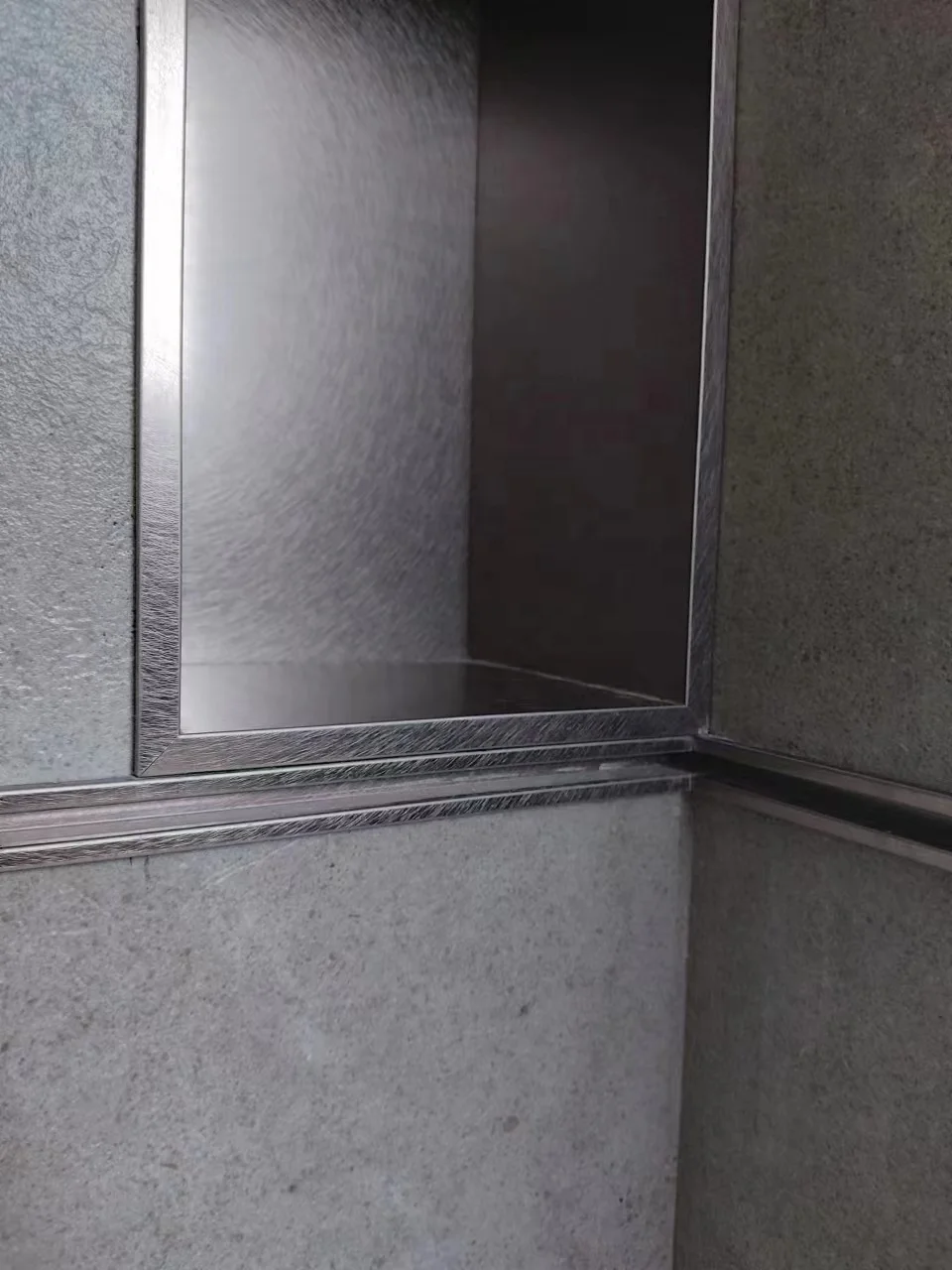 Niche ไฟห้องน้ํา Wall Mount ชั้นวางสุขาผู้ถือกระดาษสแตนเลสผนัง Niche ห้องน้ํา Niche