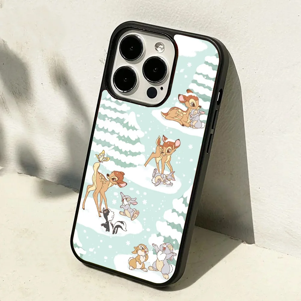 Animated B-Bambi Fairy Tale Phone Case Strong Magnetic For IPhone 16 15 14 13 Pro Max 11 12 Mini Alex Mirror For Magsafe Wirele