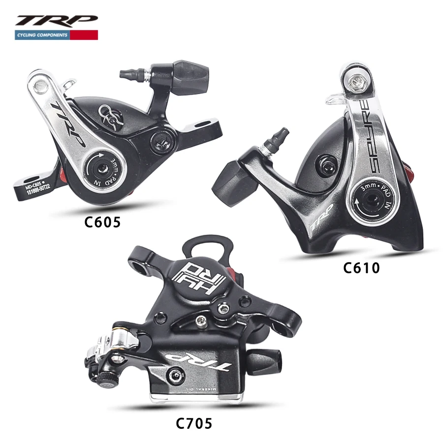 

TRP Spyre Alloy Mechanical Disc Brake Caliper Post Mount SPYRE calipers HYRD C605 C610 C705 C711 No Rotor No Adapter With Screw