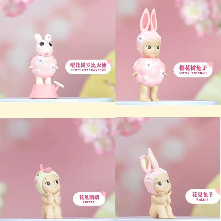 new Sonny Angel Cherry Blossom Hanami Series Blind Box Collect Mini Figure Cute Sakura Desktop Decor Kid Birthday Gift Pre-Order