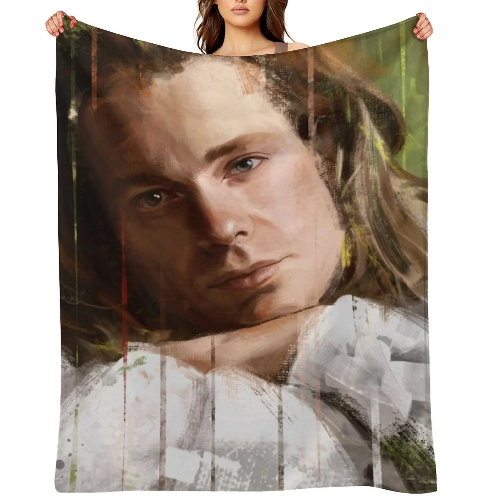 

A braccia conserte Throw Blanket halloween decorative Thermals For Travel Large Blankets