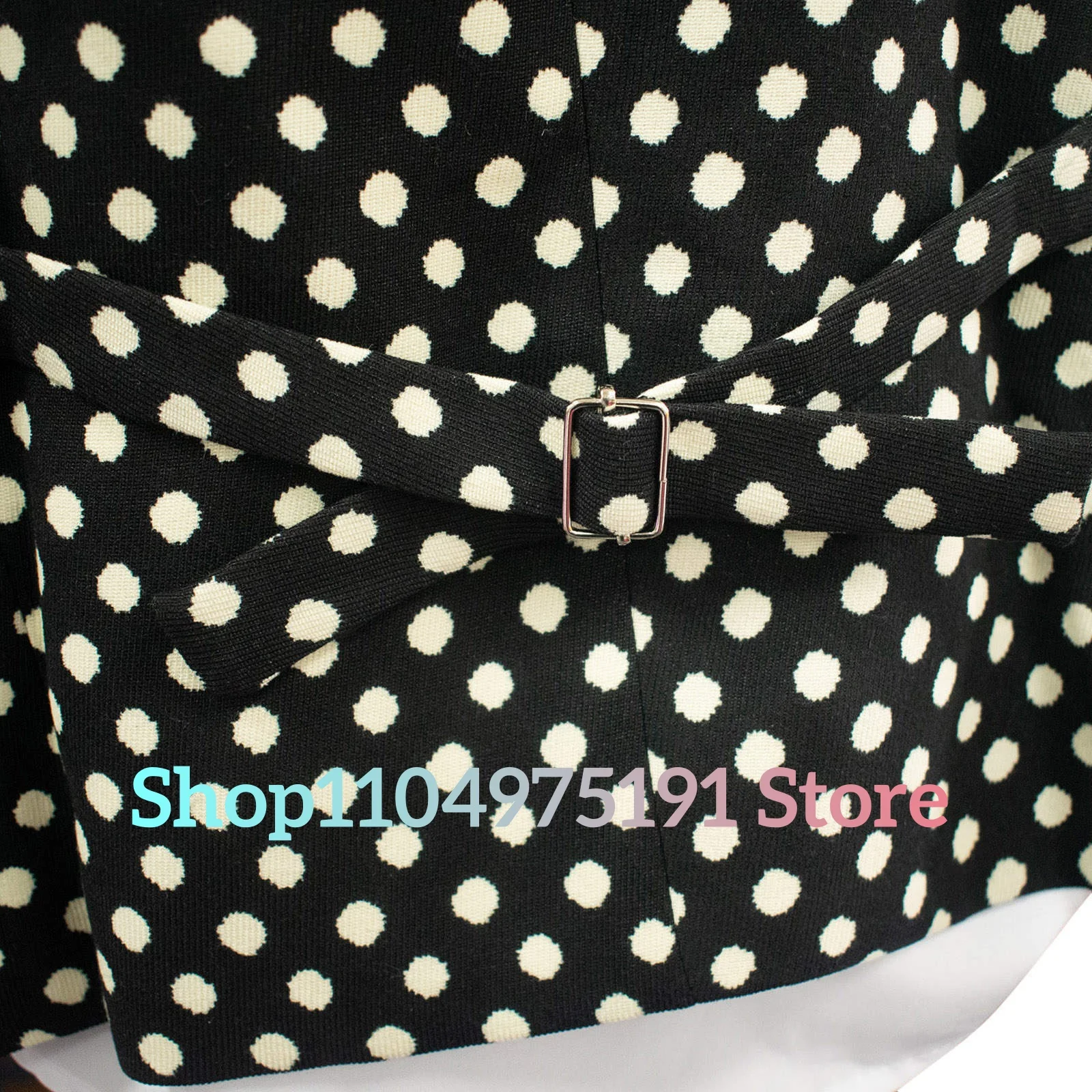 Casual business dinner slim suit, Temperament polka dot single-breasted men's suit.3-piece Men's Suit (Blazer+Vest+Pants )