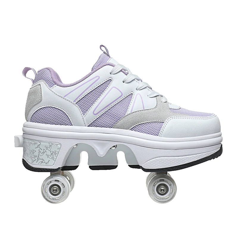 Roller Skate Shoes For Women Girls With 4 Wheels Children Sneakers spring autumn 2022 Sports Female Casual Kids Games Boots