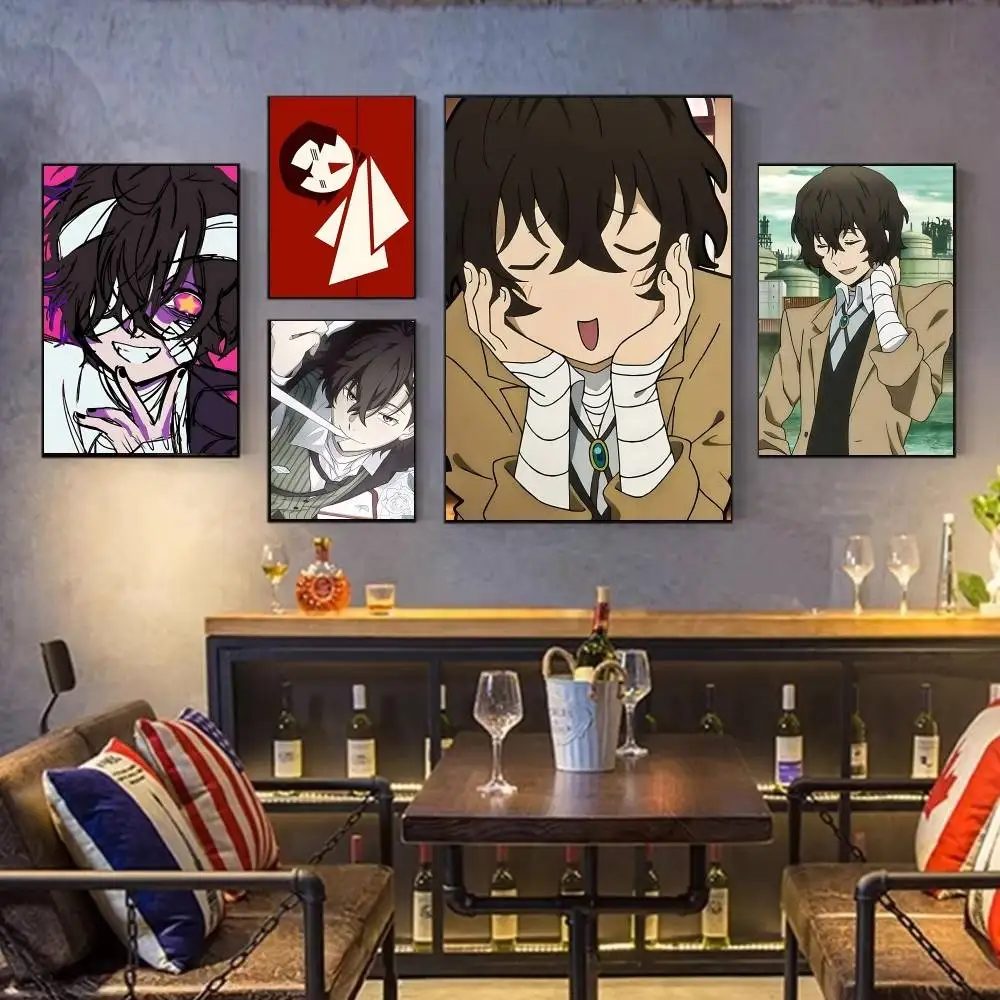 

Character Dazai O-Osamu Classic Poster Wall art print art suitable for living room bedroom bar parlor home decoration gift