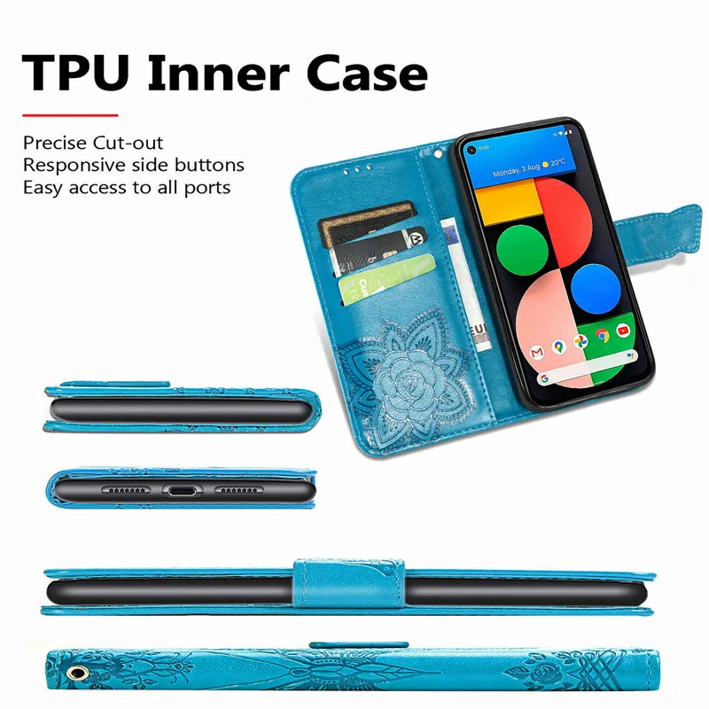 Wallet Flip Case For Alcatel 1S 2021 6025H 1B 1S 3X 2020 1L 2022 Case TPU Soft Silicone Phone Case For Alcatel 1S 3L 2021 Cases