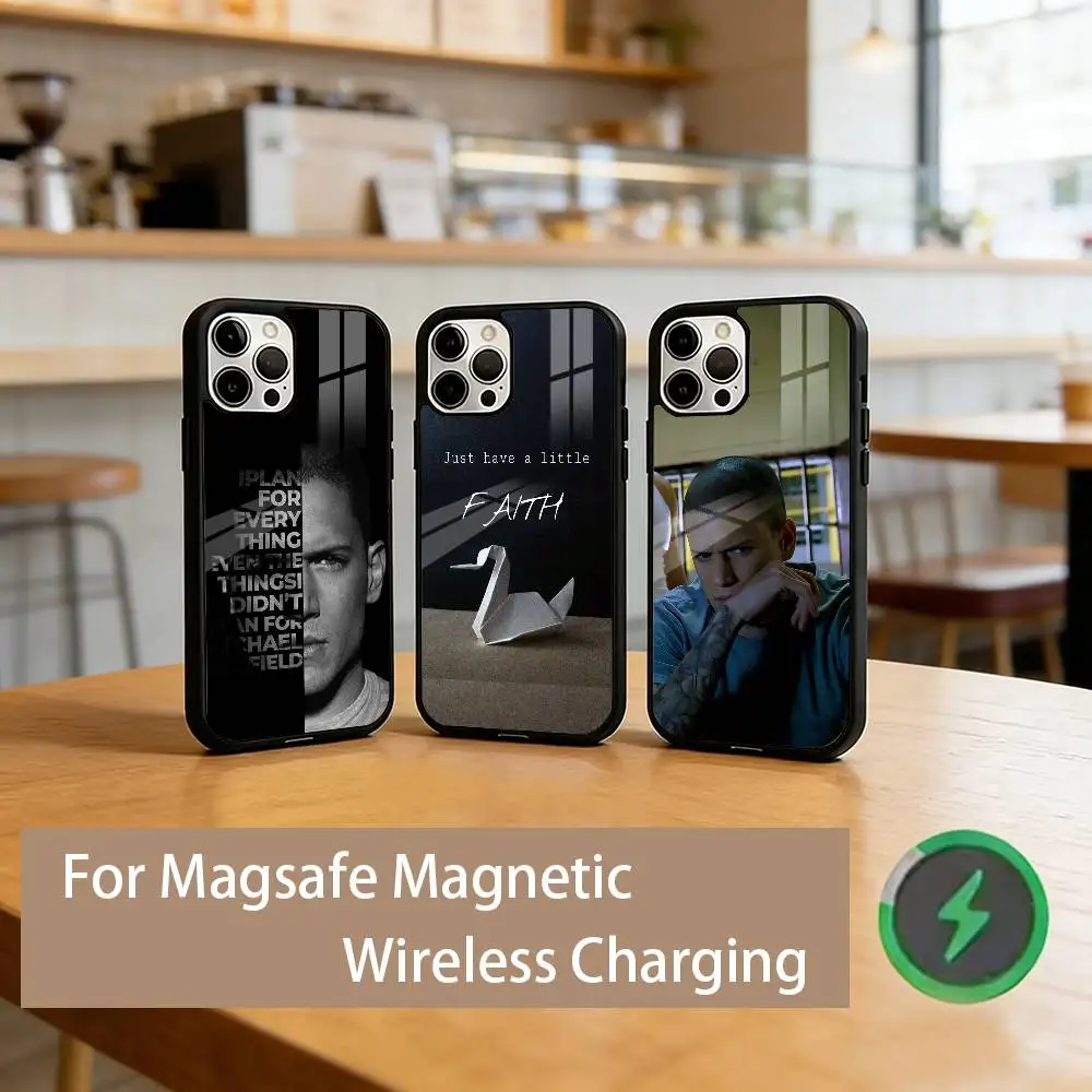 

W-Wentworth M-Miller Prison Break Phone Case For iPhone17,16,15,14,13,12,11 Plus,Pro Magnetic with Magsafe Wireless Charging