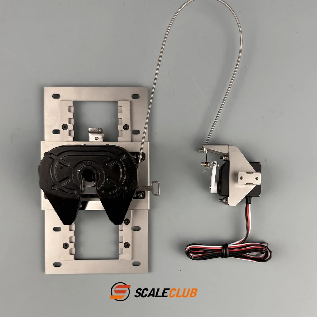 1/14 RC Truck Metal Servo-Controlled Fifth Wheel SCALECLUB YKJSMP-TY-1 For Tamiya 1/14 RC Tractor Truck Accessories Parts