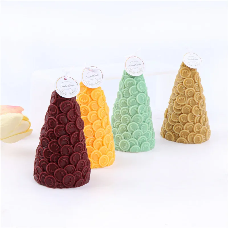 Stampi In Silicone Per Candele A Forma Di Casa - Medi - Per Natale, Sapone, Gesso E Resina - Flessibili E Riutilizzabili - 4